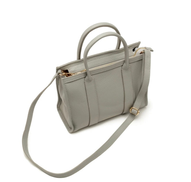 LIGHT GREY MIDI DAY BAG