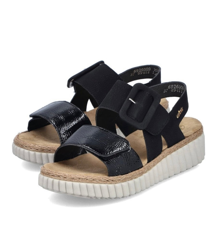 69260-00 LADIES' SANDALS BLACK SEITL. ANFLECHTER