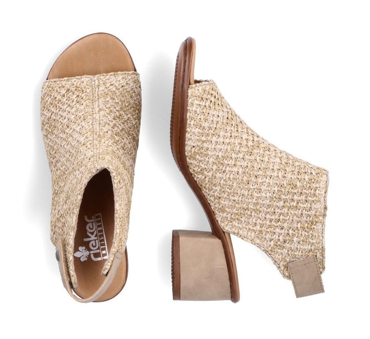 SAND BEIGE STRAP SANDALS