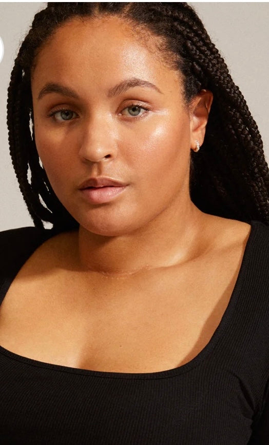 CARLA RECYCLED SILVER PLATED HUGGIE HOOP EARRINGS
