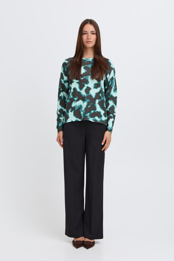 PIETA TOP BLURRY GREEN