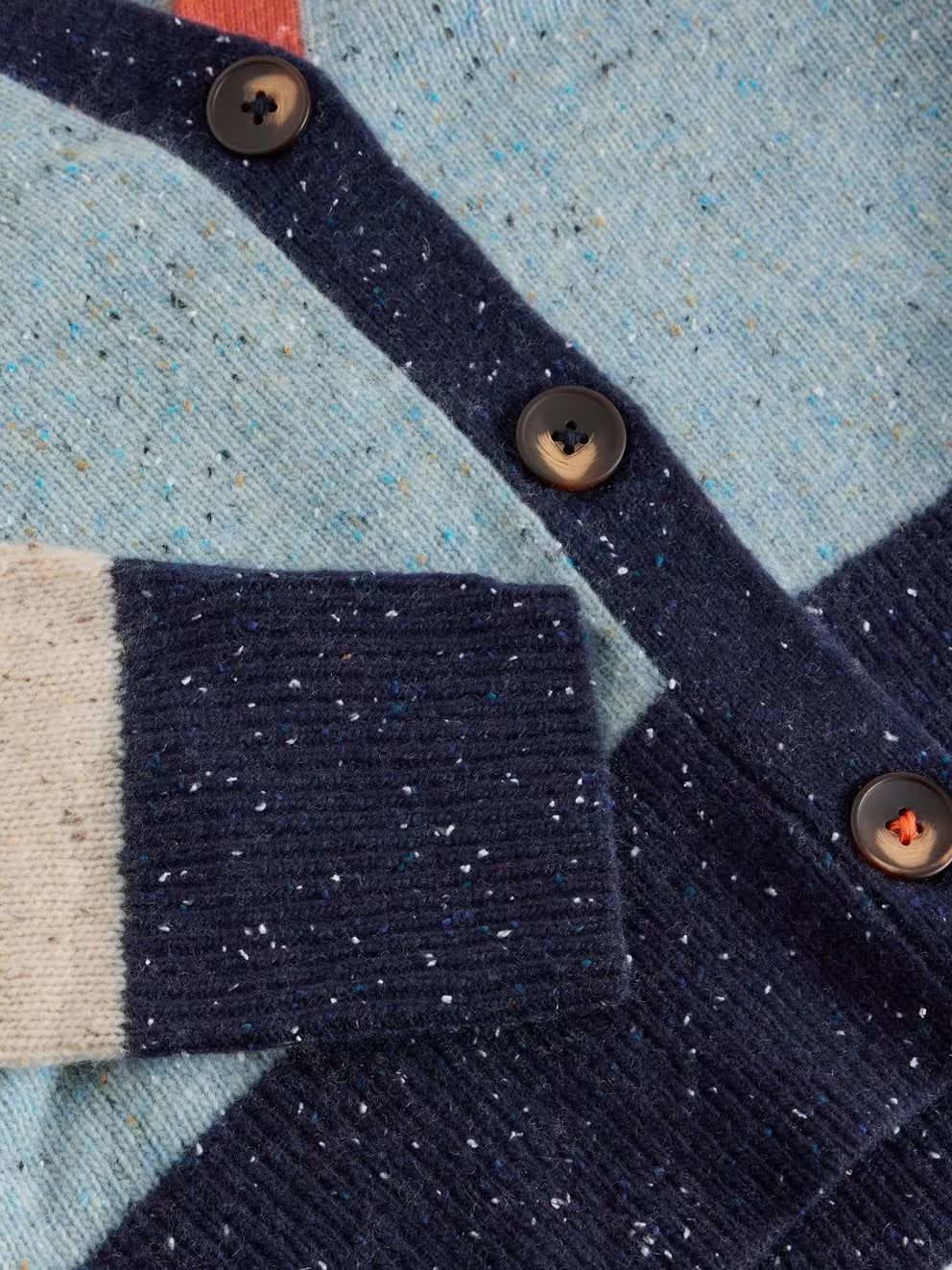COLOURBLOCK NEP CARDI BLUE MULTI