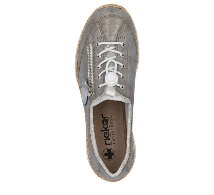 N4263-40 LADIES SHOES GREY SEITL. ANFLECHTER