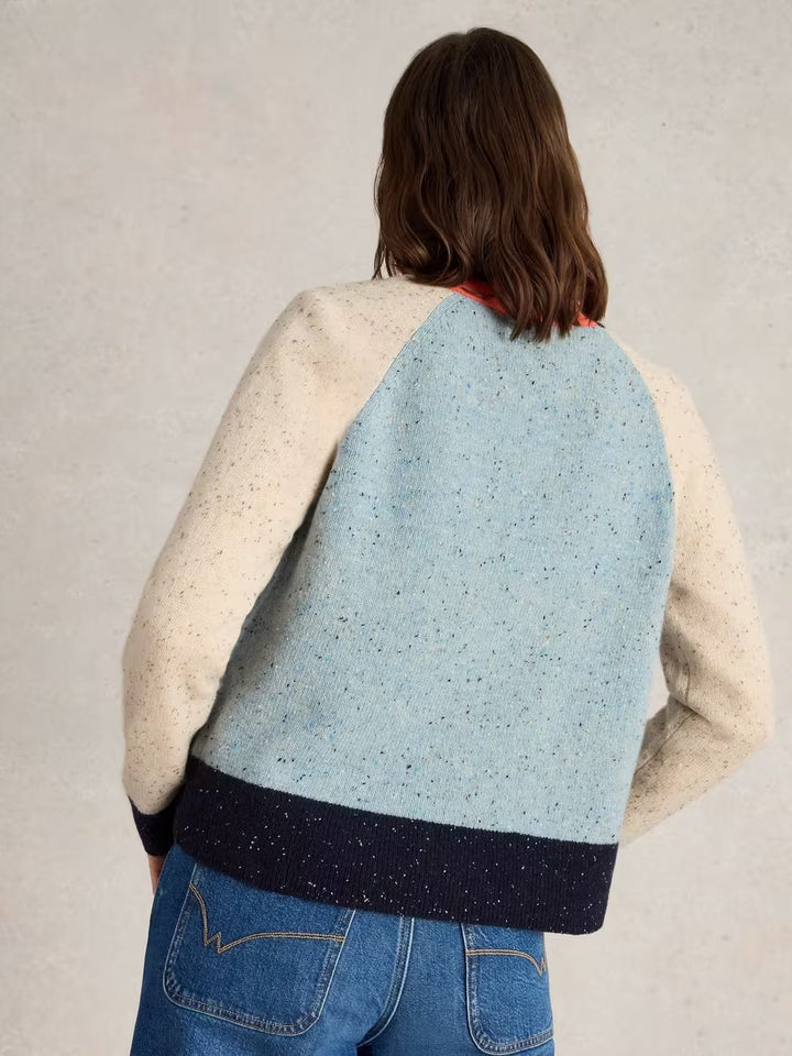 COLOURBLOCK NEP CARDI BLUE MULTI