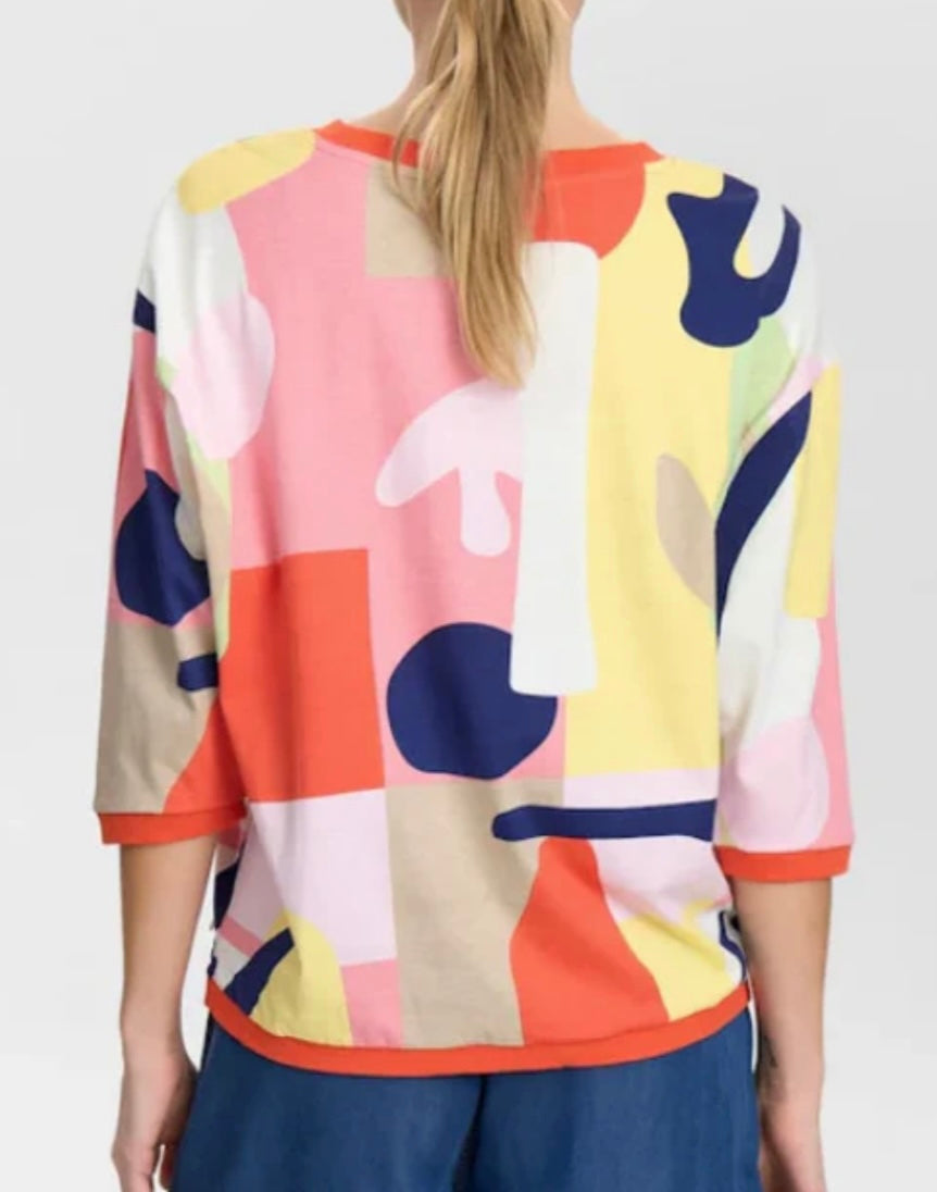 BRIGHED GWENNA BLOUSE FLAMINGO PINK