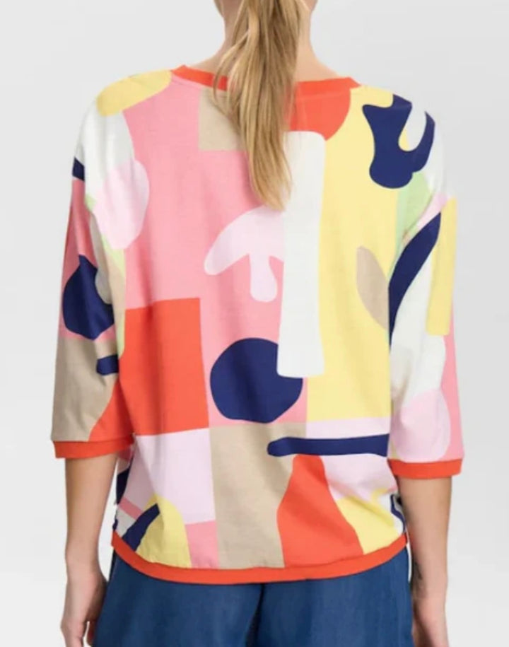 BRIGHED GWENNA BLOUSE FLAMINGO PINK