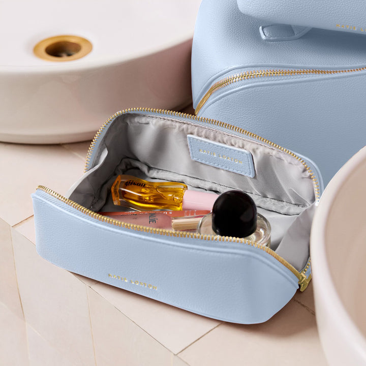 SMALL MAKE UP BAG BLUE AURA 7CM