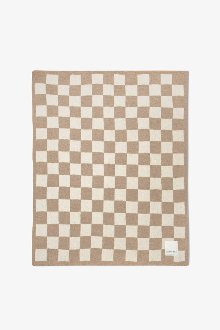 The Teddy Throw - 100% Recycled - Beige - AW23