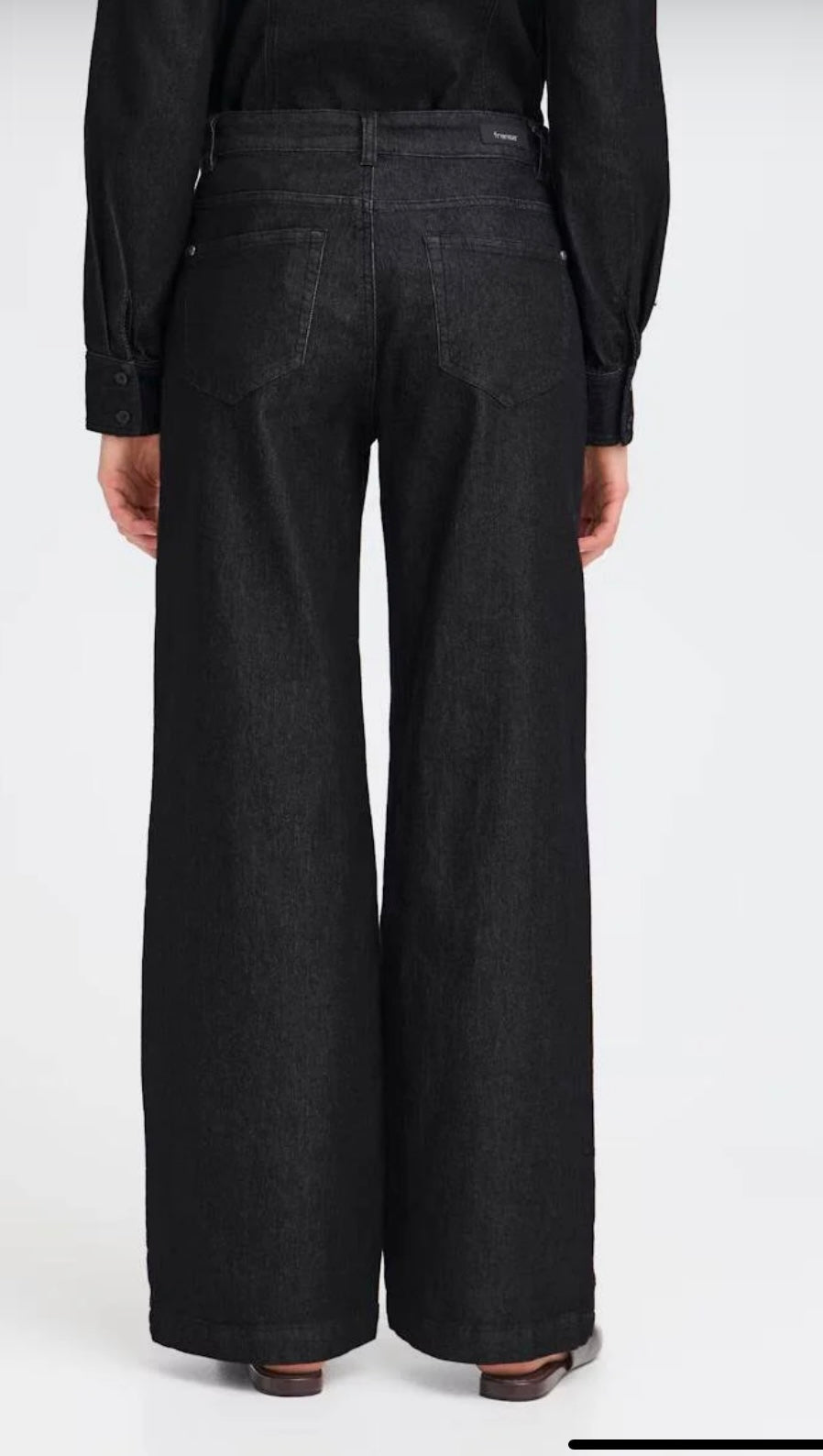 CHI HANNA JEAN BLACK DENIM