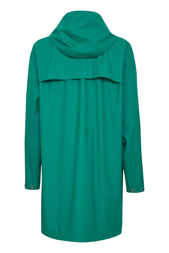 CADMIUM GREEN TAZI RAINCOAT