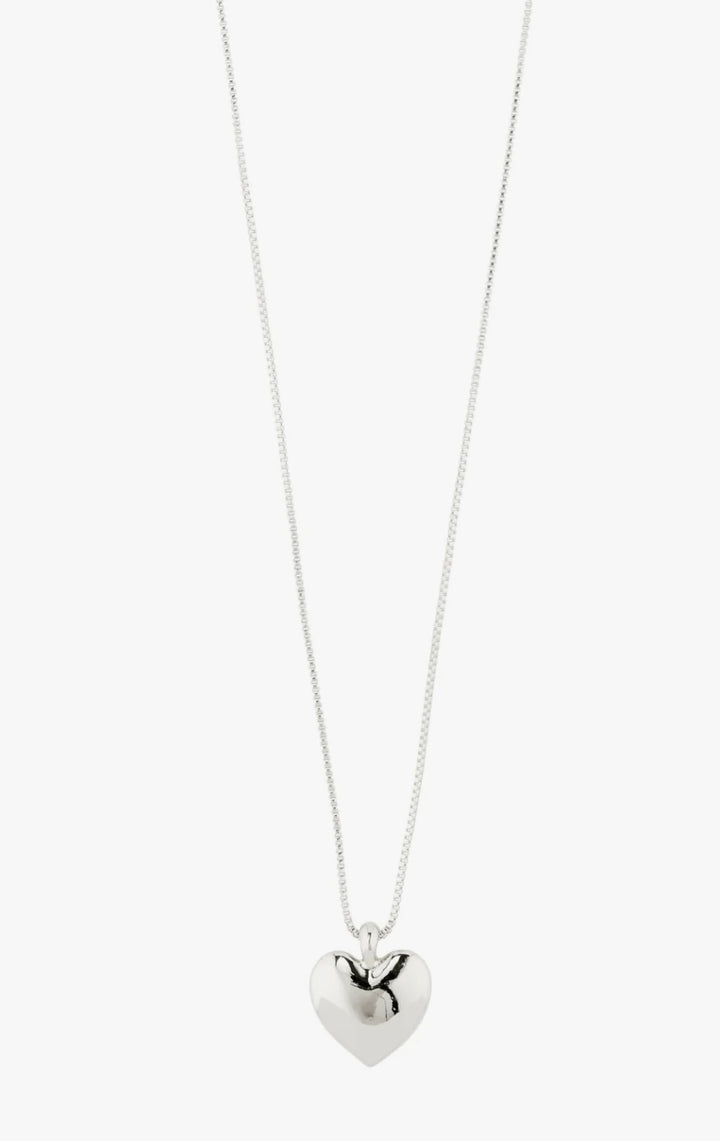 SOPHIA HEART NECKLACE SILVER PLATED