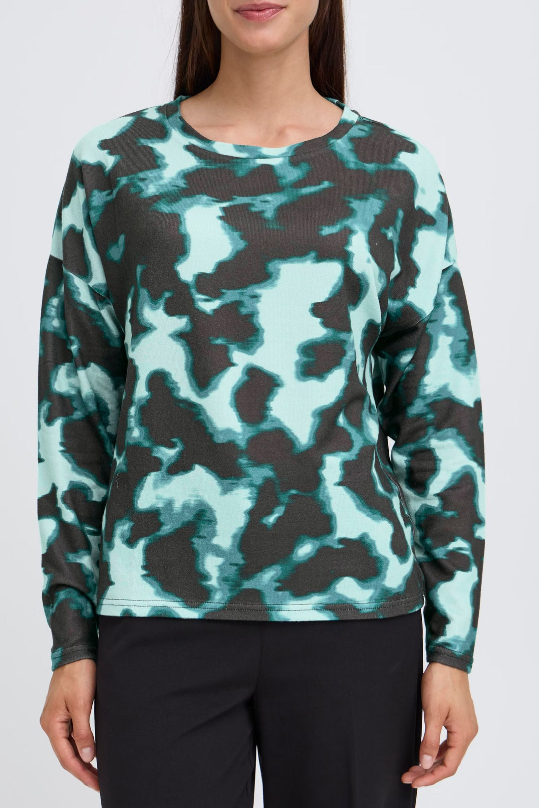PIETA TOP BLURRY GREEN