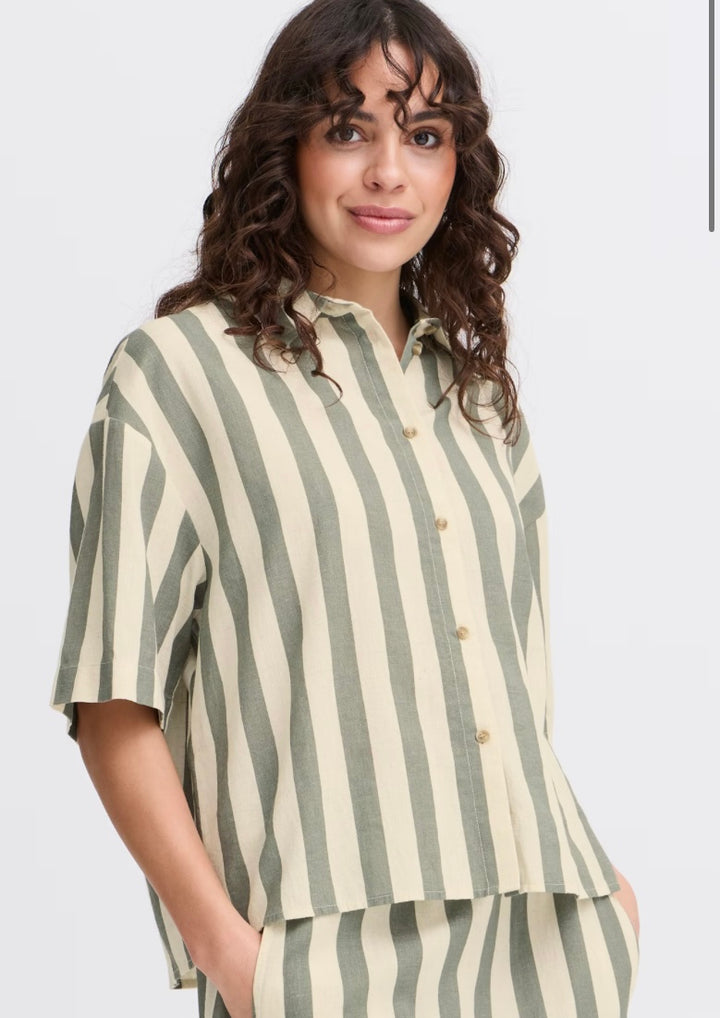 MADDIE SHIRT AGAVE GREEN