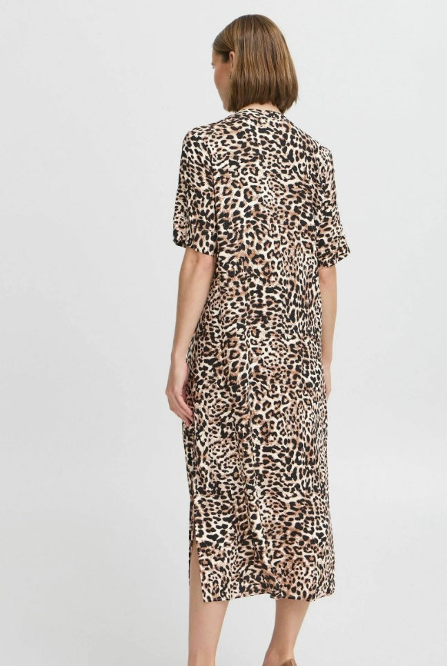 JOELLA DRESS BIRCH LEOPARD