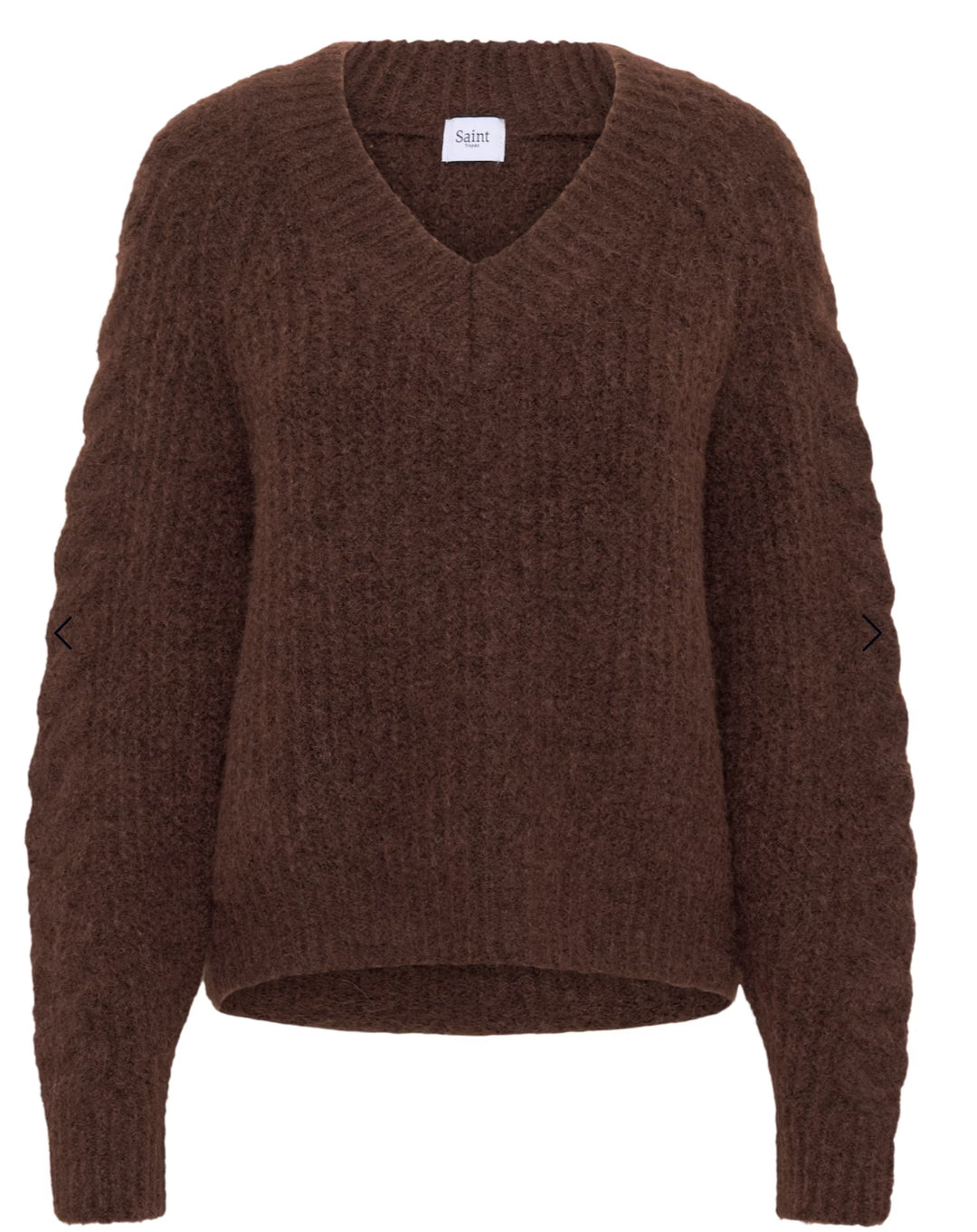 MANDA SZ PULLOVER FONDUE FUDGE MELANGE