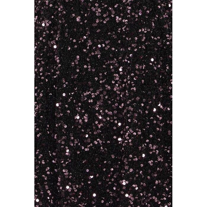 PAILLET BOW DRESS FUDGE SEQUIN MIX