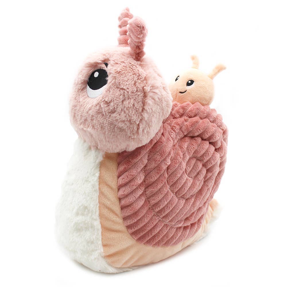 Les Ptipotos Sophie The Snail Mum & Baby Pink - Plush Toy