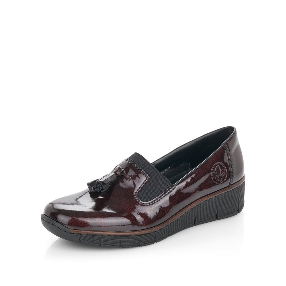 53751-35  RED ELASTICATED SHOE