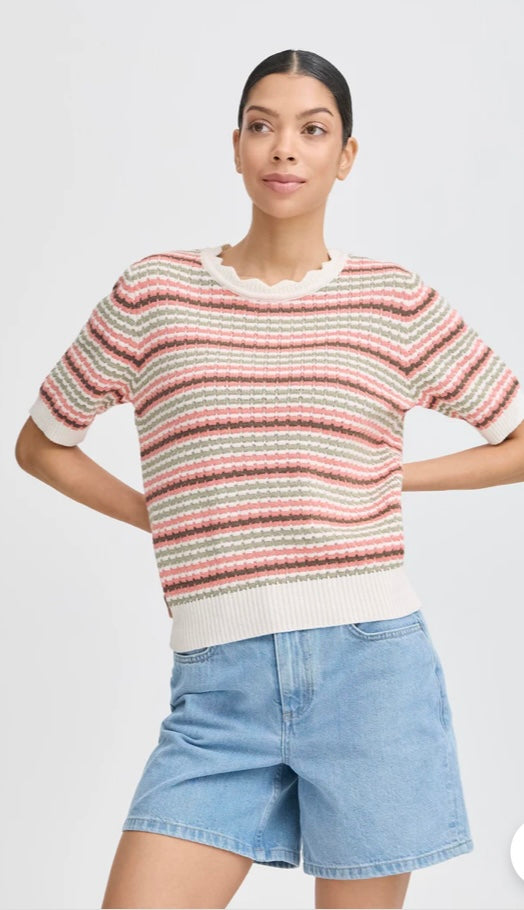 NAJO ONECK JUMPER SHELL PINK MIX