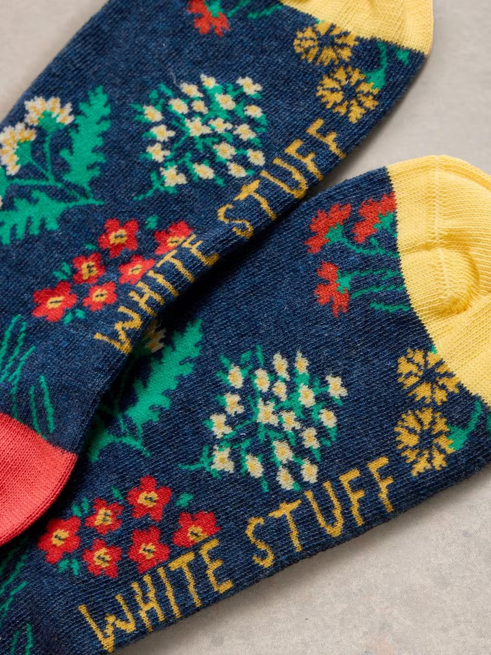 FLORAL BOUQUET ANKLE SOCK SIZE 3-5 BLUE MLT