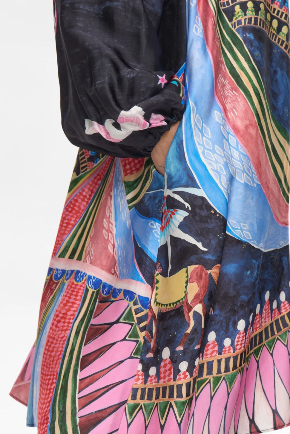 STARLA SHORT DRESS OBSIDIAN