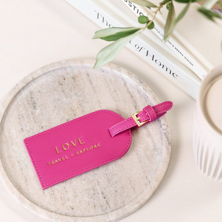 SENTIMENT LUGGAGE TAG LOVE TRAVEL
