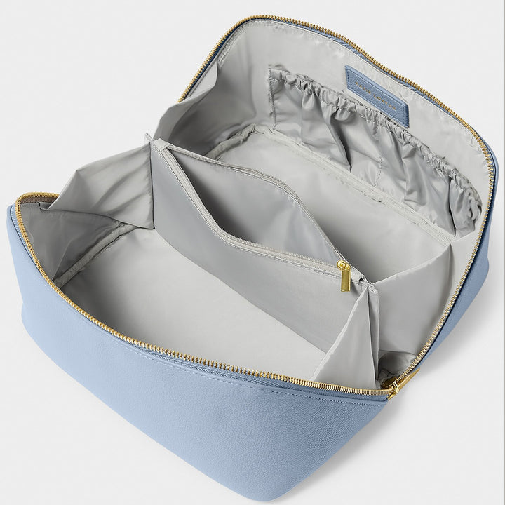 LARGE MAKE UP WASH BAG BLUE AURA