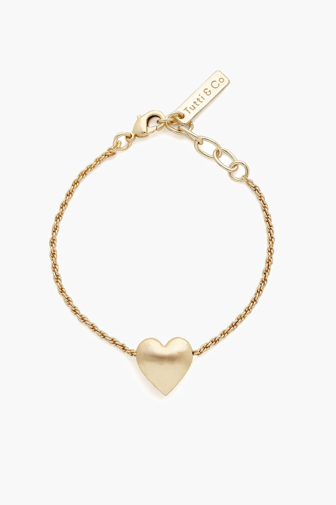 EMBRACE GOLD HEART BRACELET