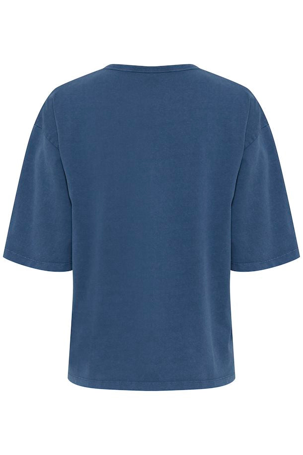 TRUE NAVY ROLLO SHORT SLEEVE T-SHIRT