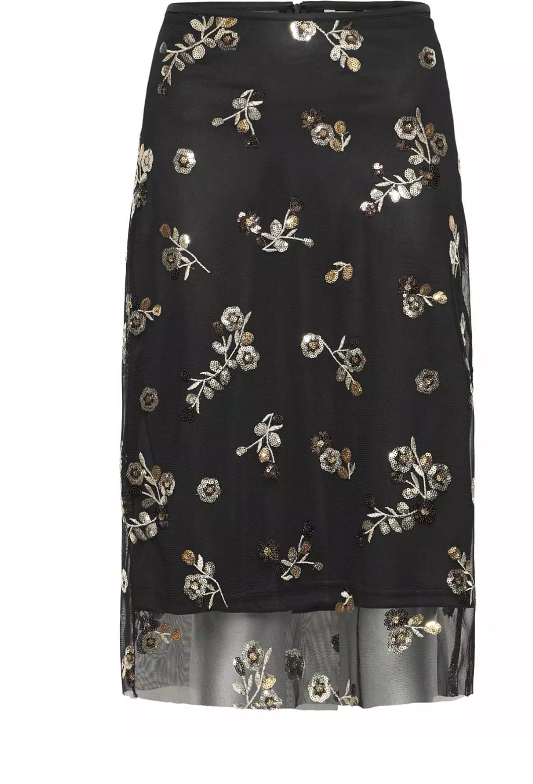 RENAZ PENCIL SKIRT METEORITE AOP