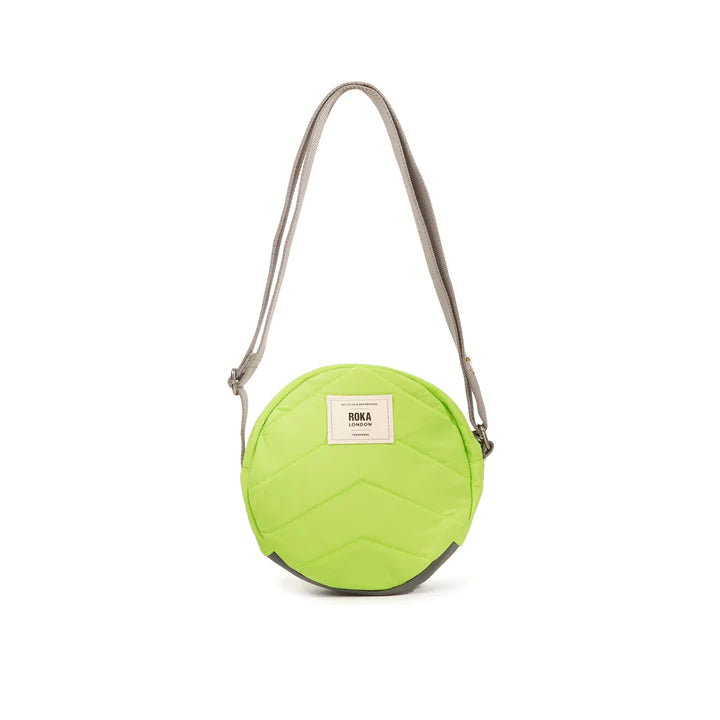 LIME PADDINGTON B RECYCLED NYLON SMALL CROSSBODY BAG