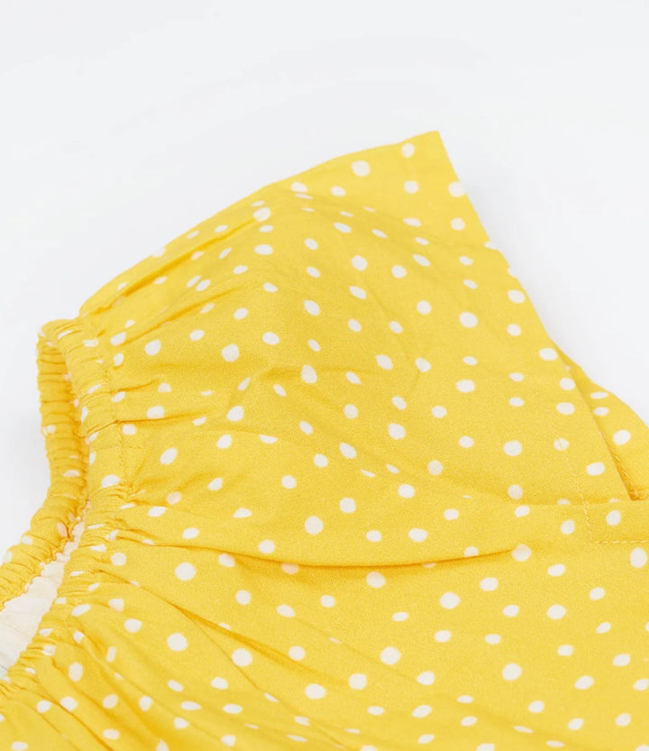 LOWEN DRESS, YELLOW SPOT / FLOWER