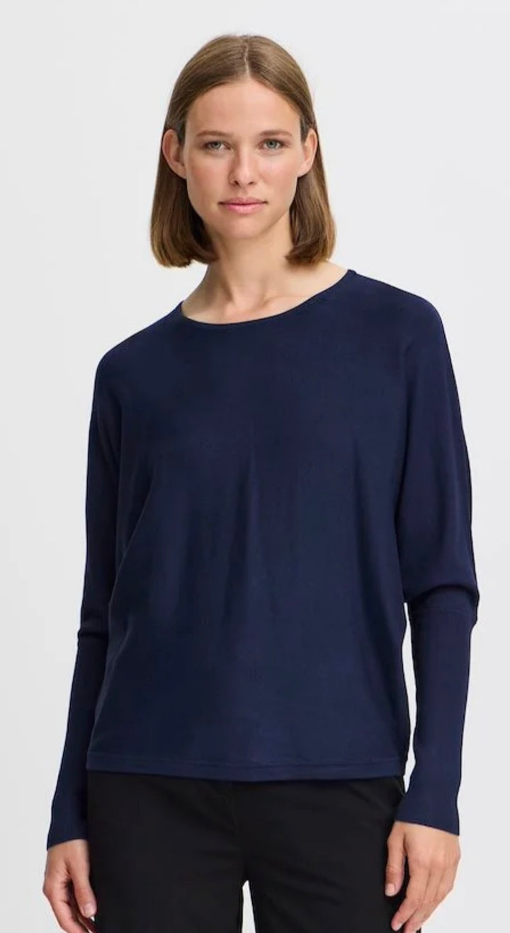 MMORLA BAT JUMPER NAVY BLAZER