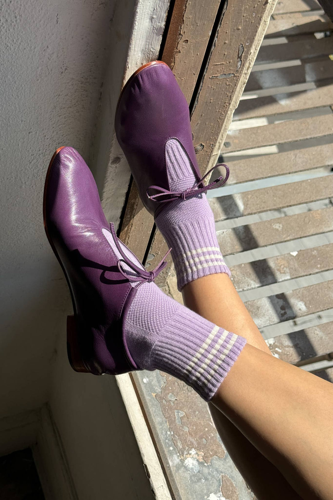 Girlfriend Socks: Ivory