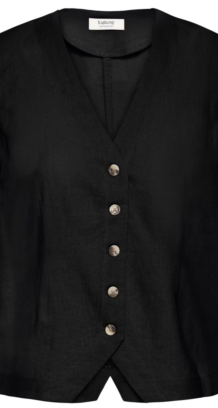 BLACK FALAKKA WAISTCOAT