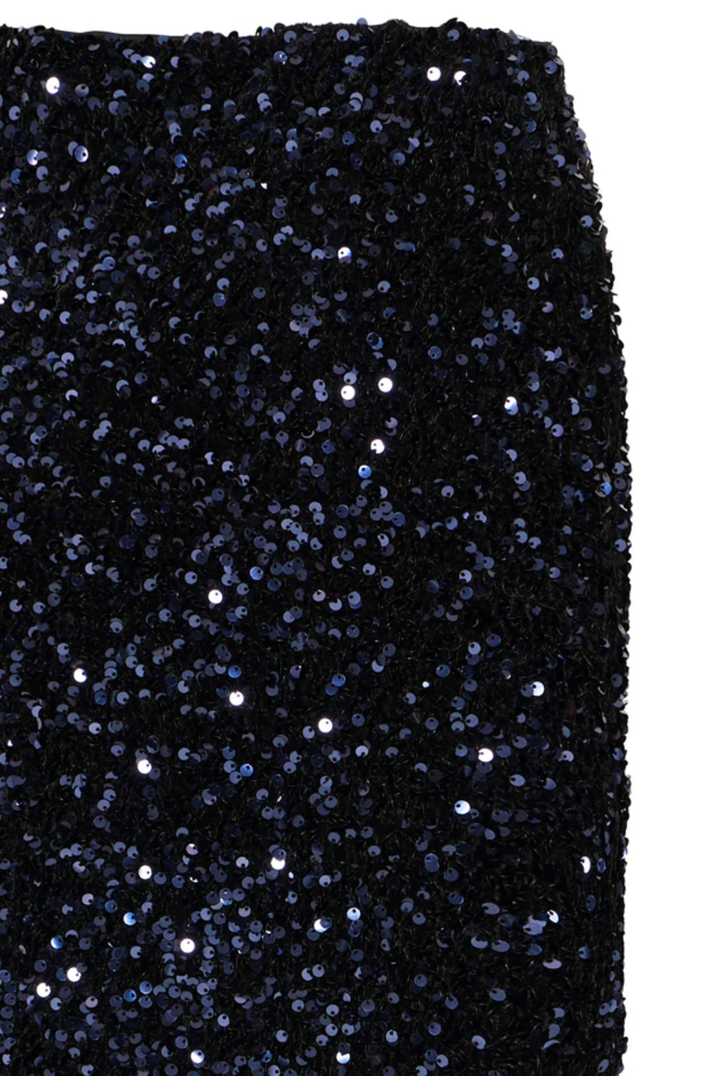 PAILLET SKIRT EVENING BLUE SEQUIN MIX