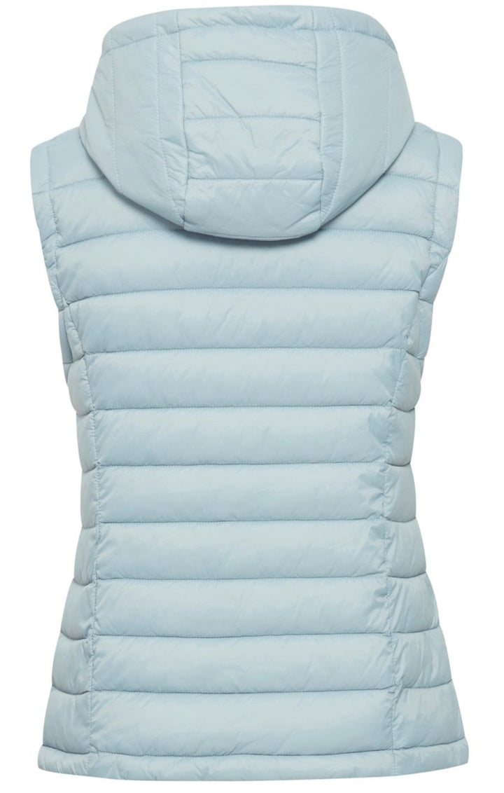 DUSTY BLUE AMALLA PADDED WAISTCOAT
