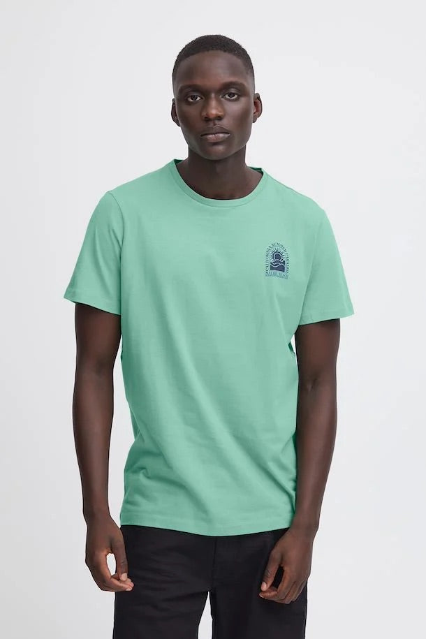 MALACHITE GREEN MALIBU BEACH T-SHIRT