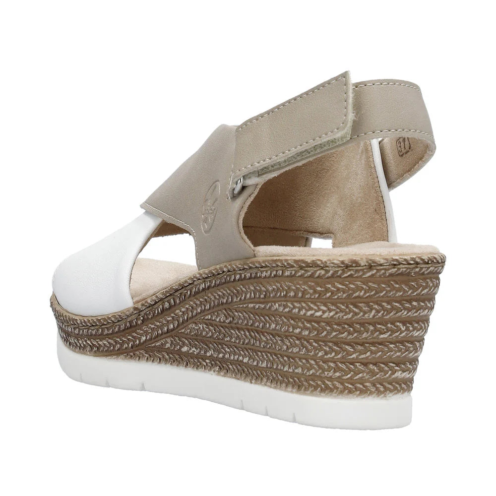 61975-62 LADIES' SANDALS BEIGE COMBINATION SEITL. ANFLECHTER