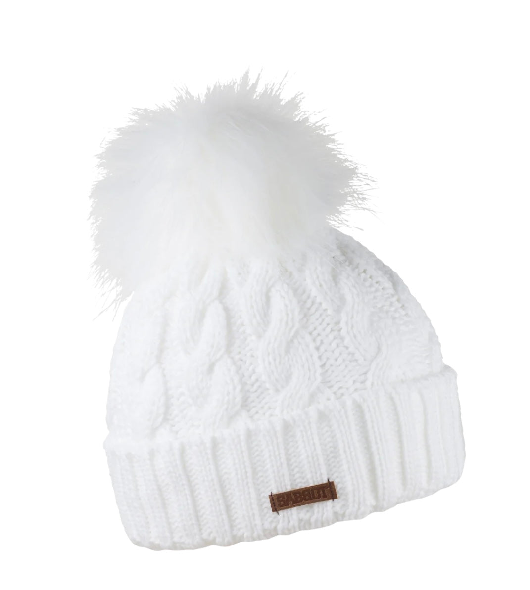 LINDA BOBBLE HAT CLASSIC WHITE