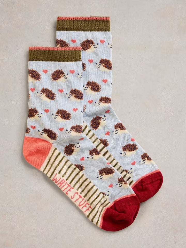HEDGEHOG ANKLE SOCKS SIZE 3-5