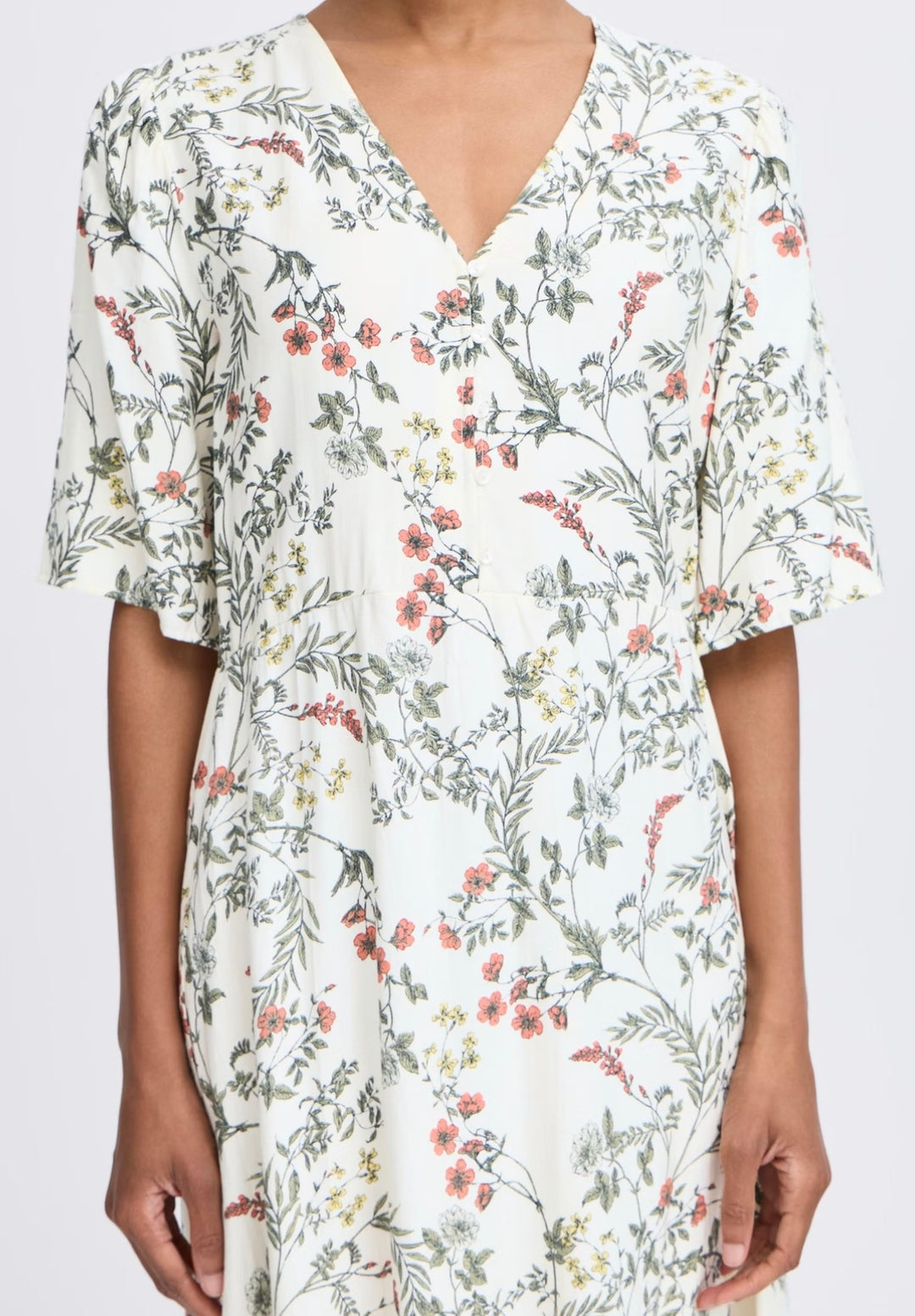 IMILDA SS DRESS BIRCH FLOWER MIX