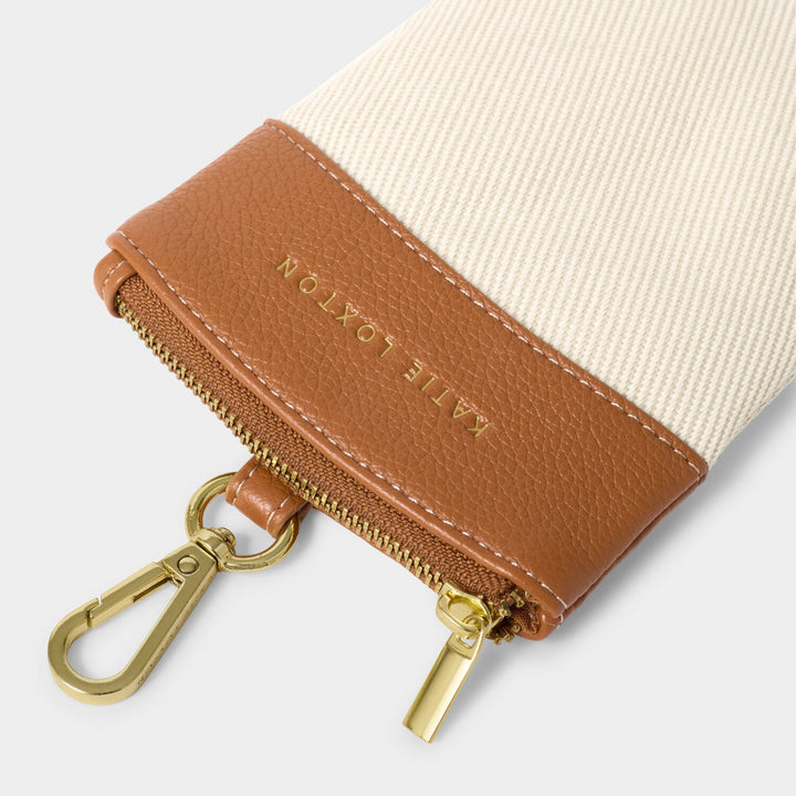 CANVAS CLIP ON SUNGLASSES CASE