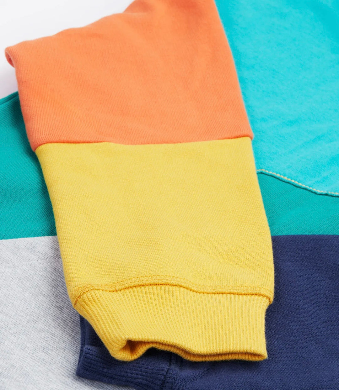 BRADY COLOUR BLOCK HOODIE, IGUANA/COLOURBLOCK STAR