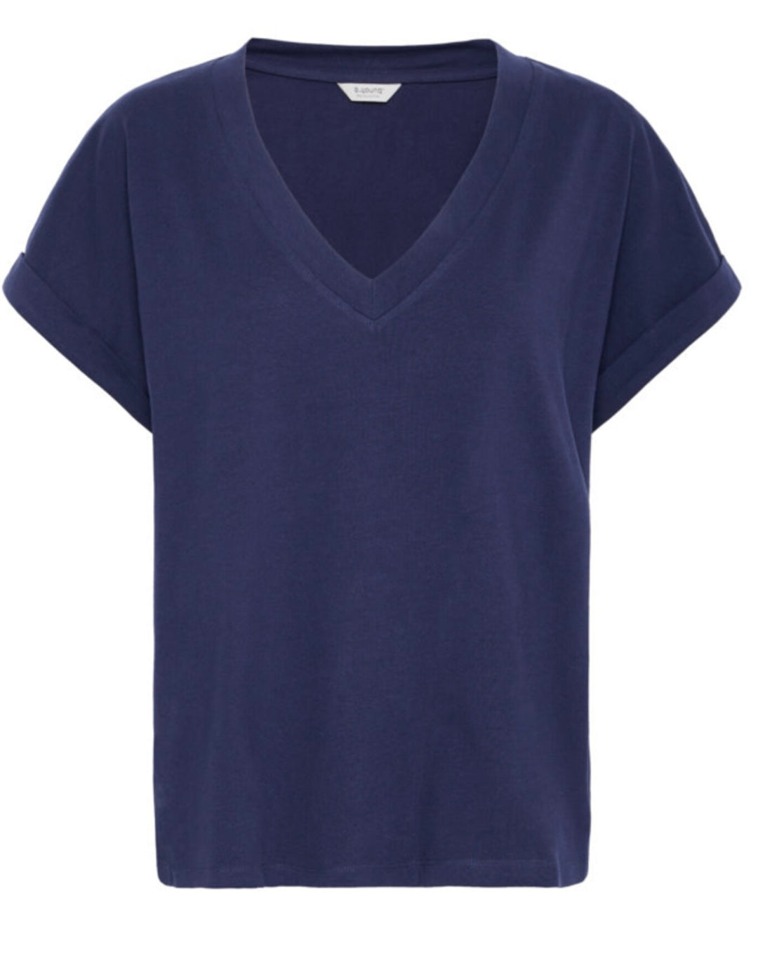 PANDINNA VNECK T-SHIRT MEDIEVAL BLUE