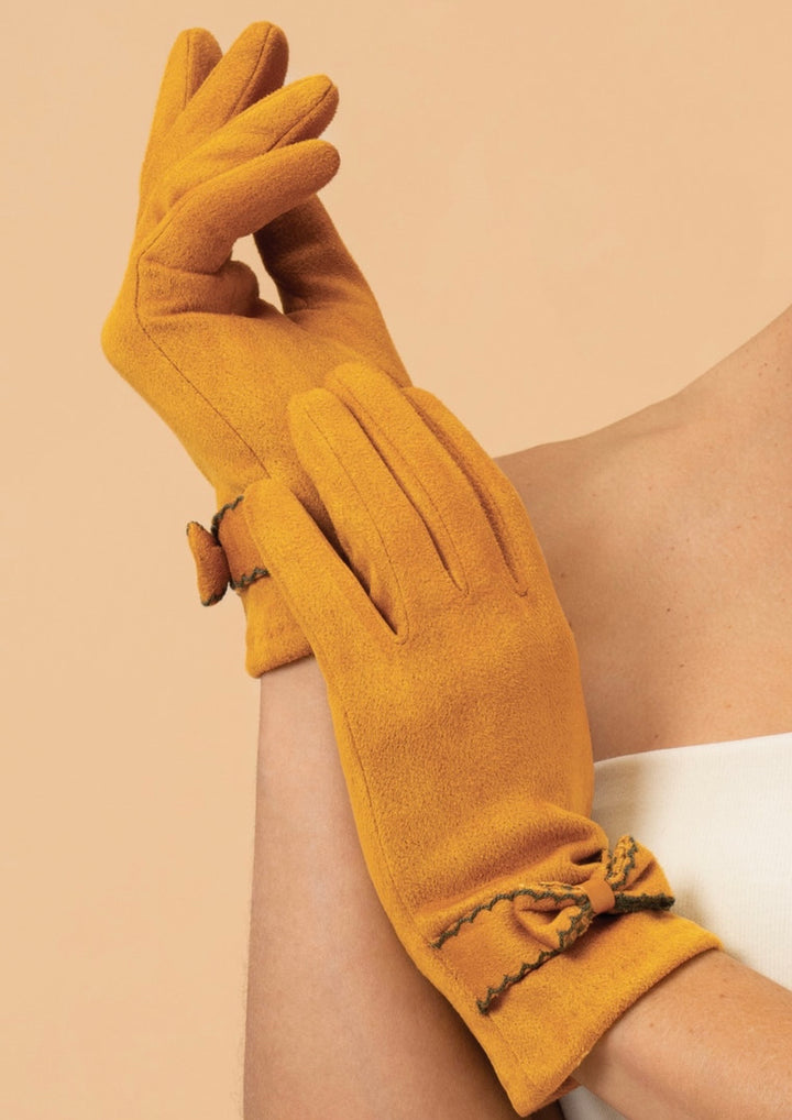 FENELLA MUSTARD GLOVES