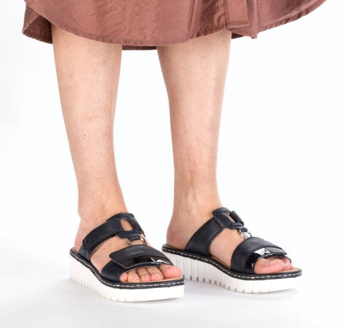 V1396-14 LADIES' SANDALS BLUE SEITL. ANFLECHTER