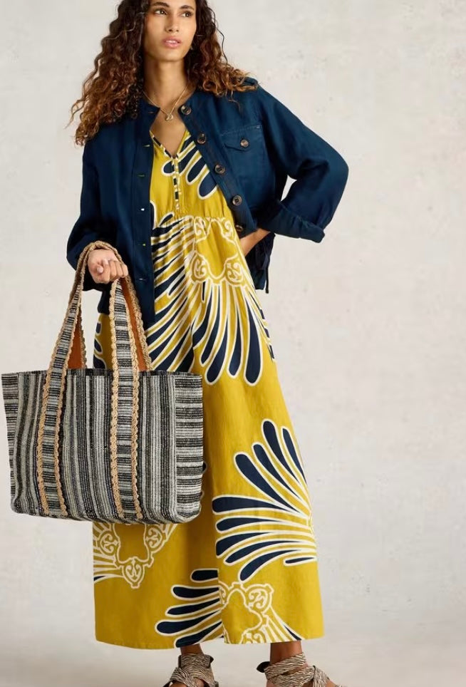 LORNA LINEN BLEND MAXI DRESS