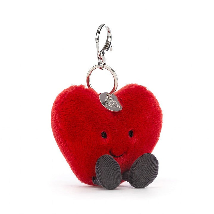 AMUSEABLE RED HEART BAG CHARM