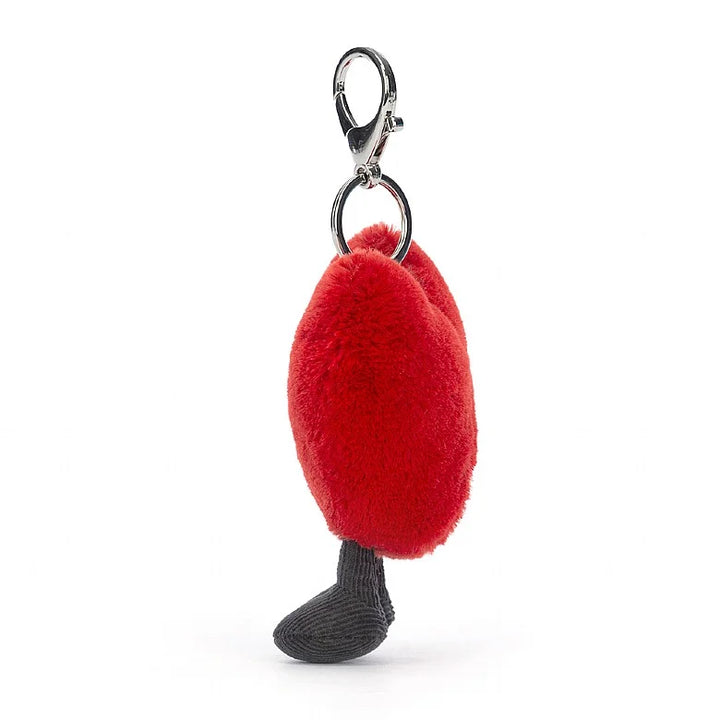 AMUSEABLE RED HEART BAG CHARM